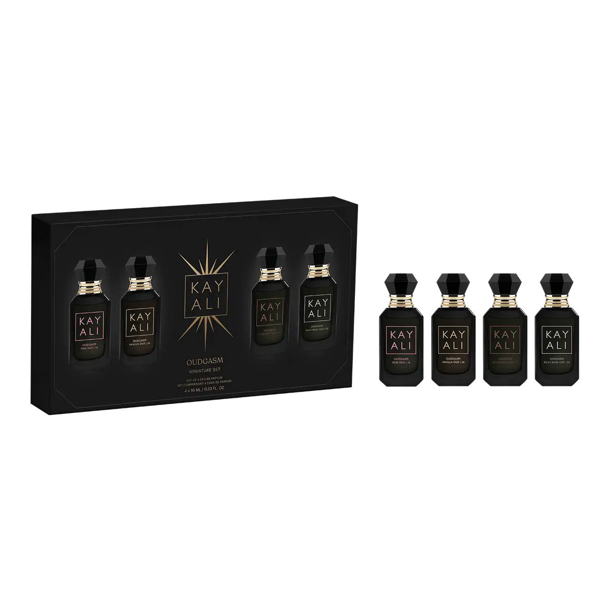 Oudgasm Miniature Set (Vanilla, Rose, Milky Musk, Chocolate)